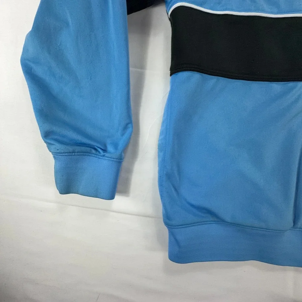 Air Jordan Full Zip Track‎ Jacket Mens XL Black Blue Retro Athletic Logo